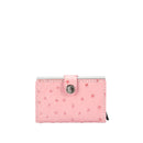 Journey Ostrich Card Holder Pink