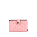 Journey Ostrich Card Holder Pink