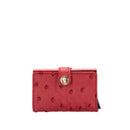 Journey Ostrich Card Holder Chilli Red