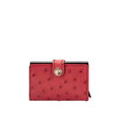 Journey Ostrich Card Holder Chilli Red