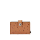 Journey Ostrich Card Holder Brandy