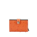 Journey Ostrich Card Holder Tangerine