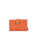 Journey Ostrich Card Holder Tangerine
