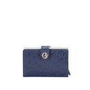 Journey Ostrich Card Holder Navy