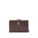 Journey Ostrich Card Holder Brown