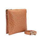 Journey Ostrich 1162 Handbag Brandy