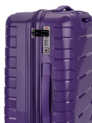 Voyager Cabana Medium 4 Wheel Trolley Case Purple