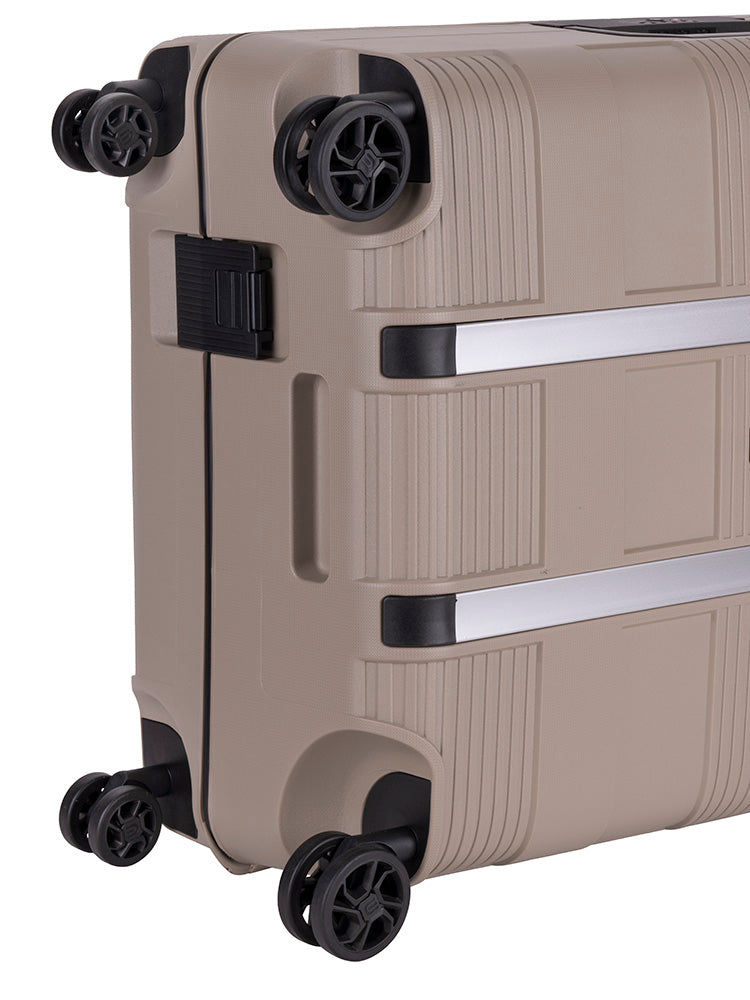 Cellini Safetech Medium Trolley Case Rock Brown