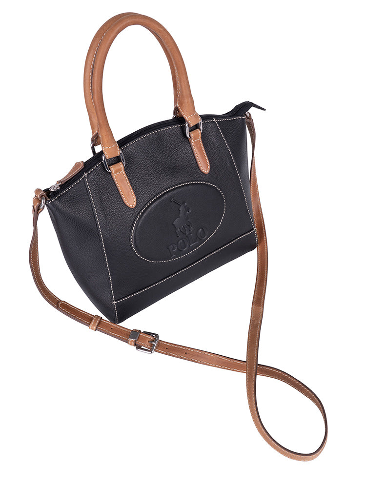 Polo Benton Small Shopper Black/Tan