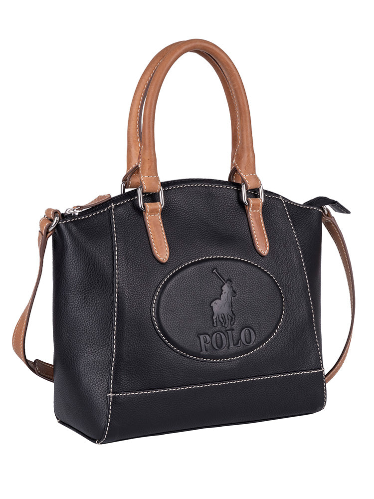 Polo Benton Small Shopper Black/Tan