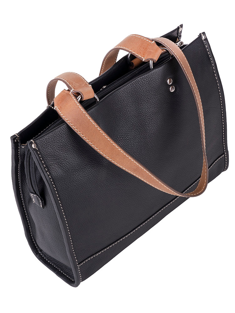 Polo Benton Tote Black/Tan