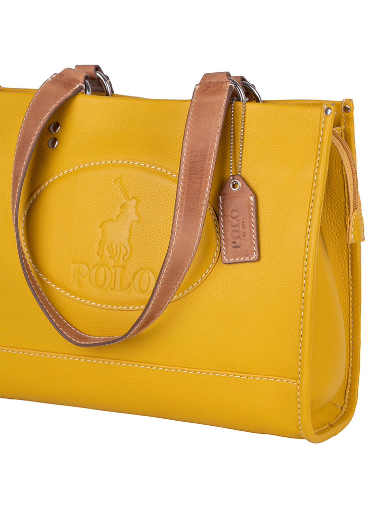 Polo Benton Tote Mustard/Tan