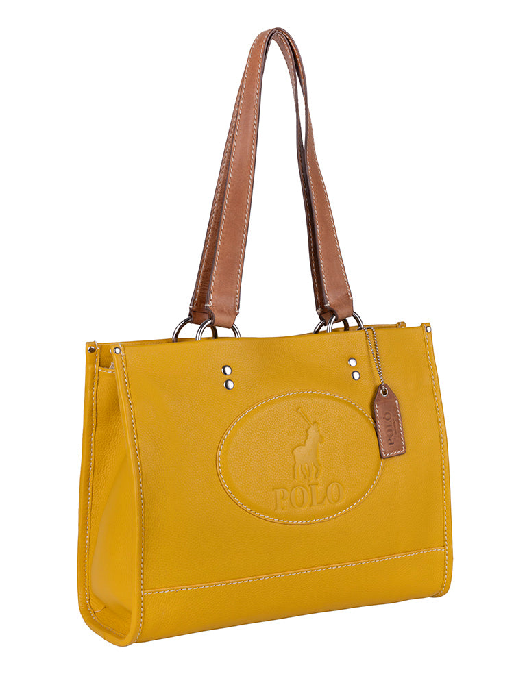 Polo Benton Tote Mustard/Tan