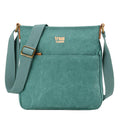 Troop London Shoulder Cross Body Turquoise