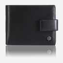Jekyll & Hide Monaco Trifold Leather Wallet Black