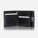 Jekyll & Hide Oxford Billfold Wallet With Coin And ID Window Black