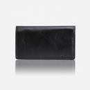 Jekyll & Hide Oxford Large Leather Concertina Purse Black