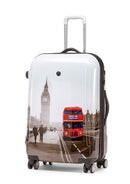 Claymore City Prints 71cm 4 W Cabin Trolley Case London Bus
