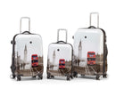 Claymore City Prints 71cm 4 W Cabin Trolley Case London Bus