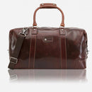 Jekyll & Hide Oxford Leather Large Cabin Holdall Tobacco