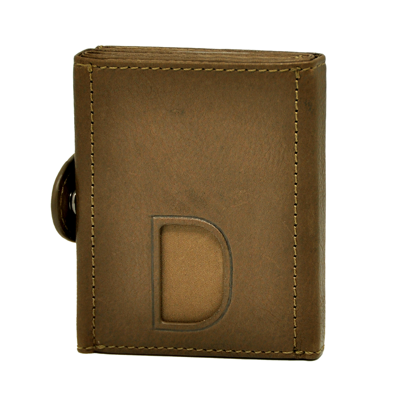 Dakar Stone Leather Card Holder