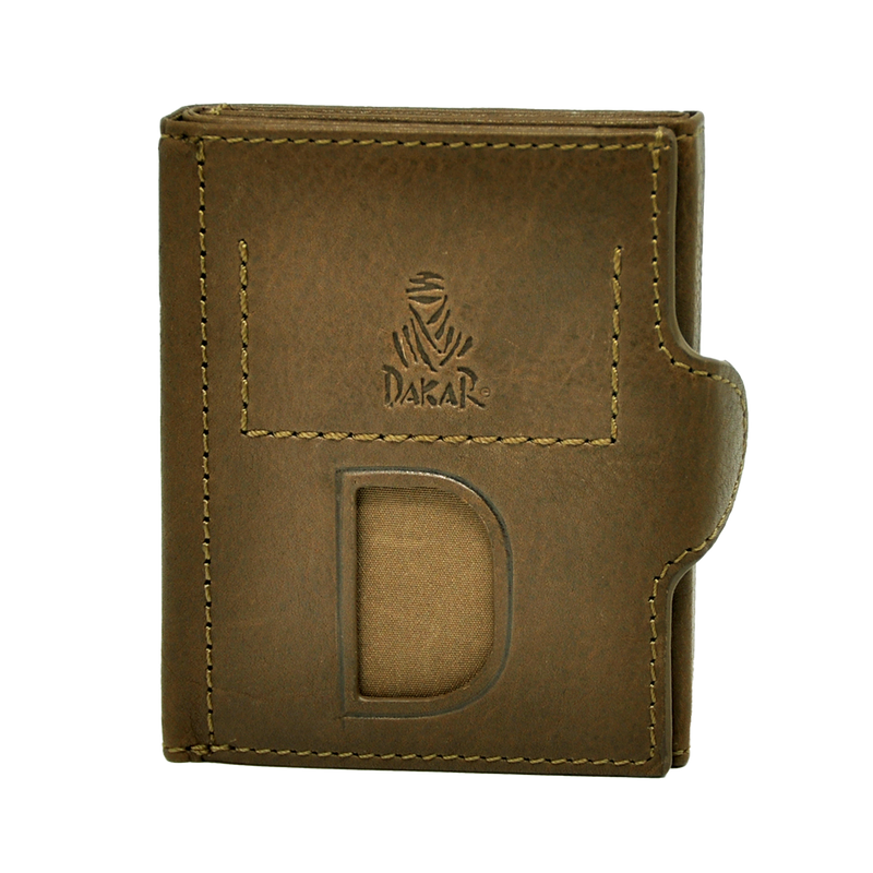 Dakar Stone Leather Card Holder