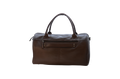 Dakar Dakota Spray Leather Weekend Duffel Bag Brown