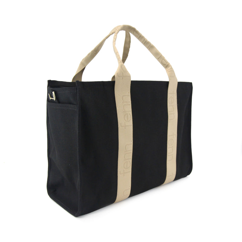 Fenn Collection Maxi Canvas Tote Black