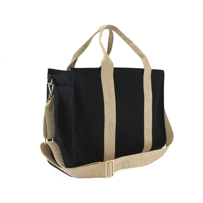 Fenn Collection Maxi Canvas Tote Black