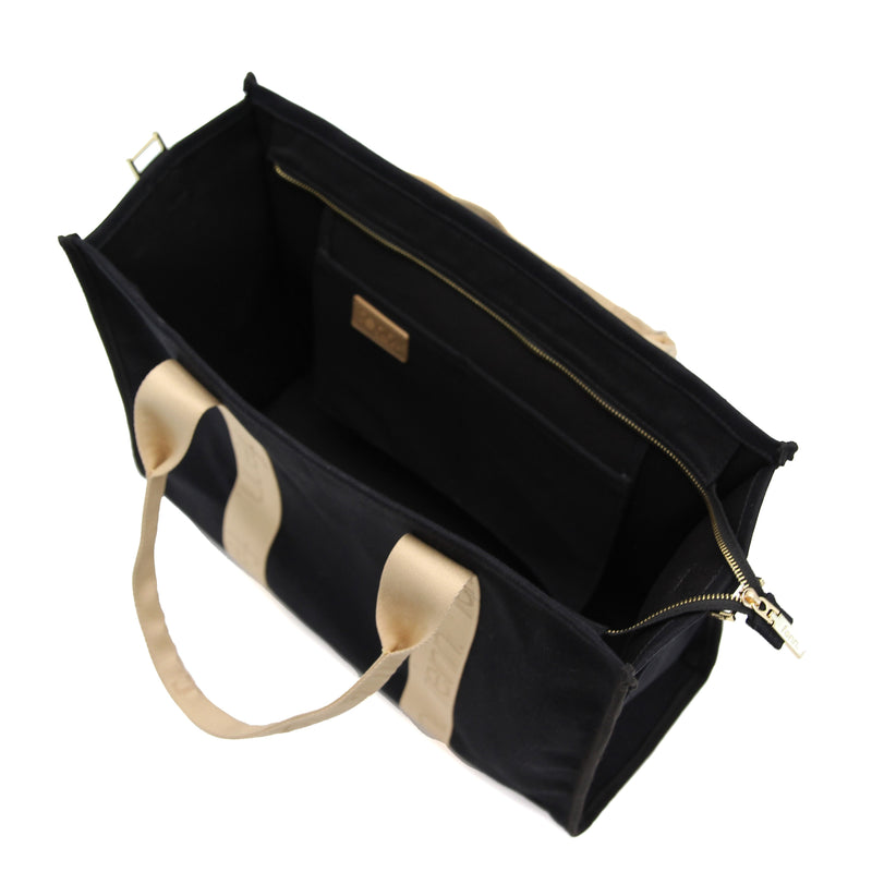 Fenn Collection Maxi Canvas Tote Black