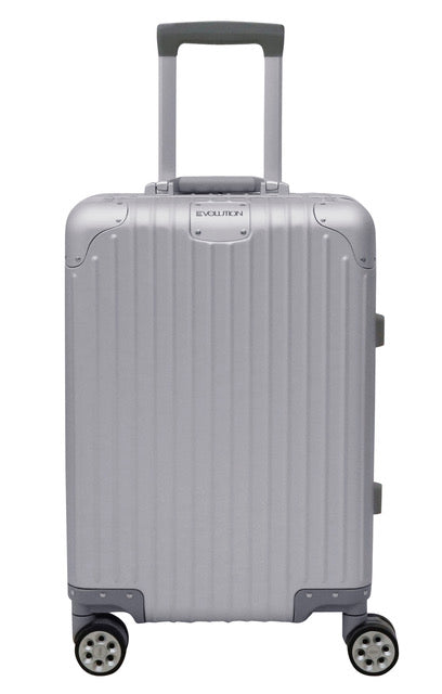 Evolution Vertigo Aluminium Carry On Trolley Silver