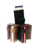 RAM Goat Turin Leather Tube Card Slider Wallet
